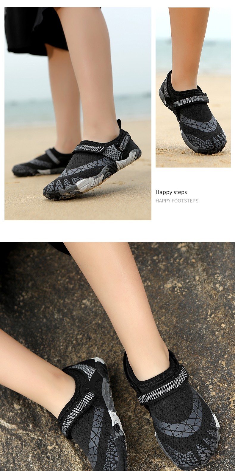 Platform plus Kids Upstream Shoes Men's and Women's Beach Shoes Quick-Drying Hiking Drifting Swimming Shoes Cutting Sea Reef Antiskid Shoe — 26