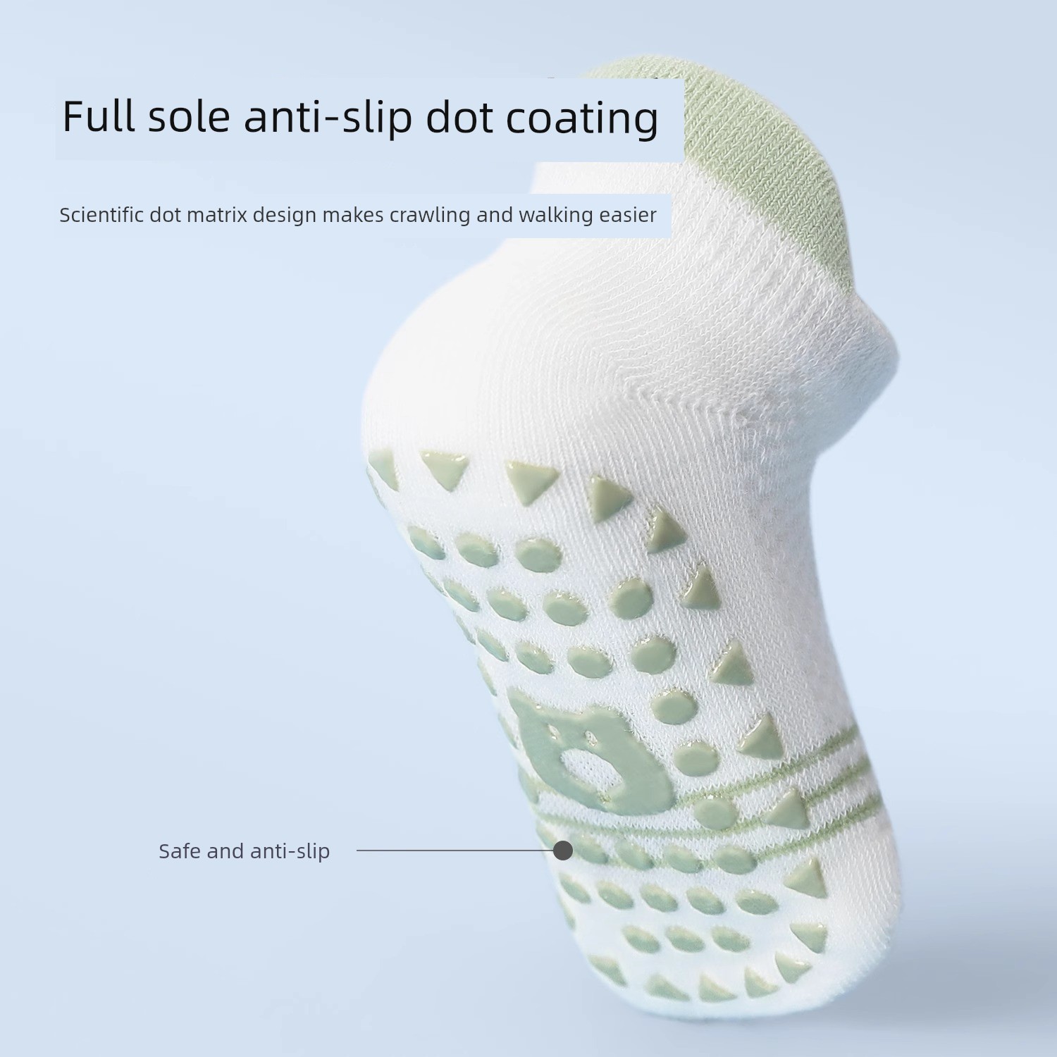Baby Floor Socks, Summer Thin Non-Slip Cooling Socks for Infants, Indoor Walking Mesh Breathable Socks for Boys and Girls, Do Not Constrict the Legs — 2