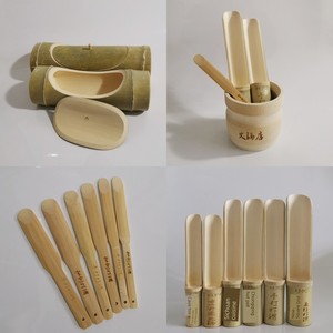 Can Carve Writing Horizontal Bamboo Joint with Lid Bamboo Barrel Rice Steaming Tube Steaming Soup Minced Shrimp Mold Spo