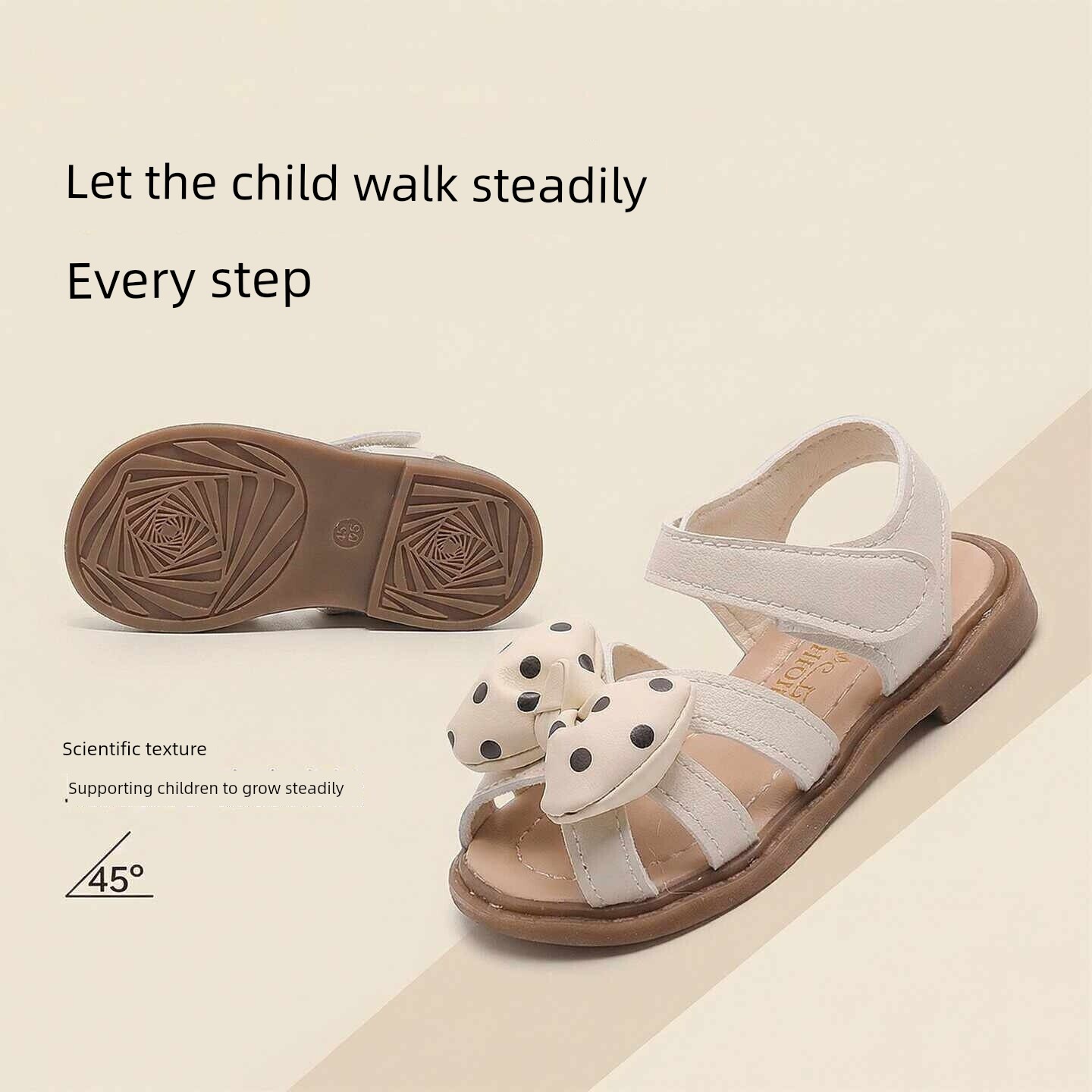 British Baby Sandals Summer 2026 New Style Toddler Shoes for Girls Soft-Soled Open-Toe Toddler Shoes Girls Princess Shoes — 2
