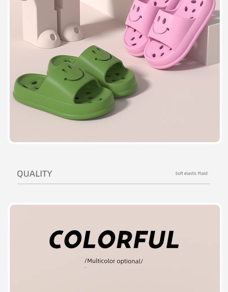 Bathroom Bath Leaking Cut Out Child Kid Slippers — 3