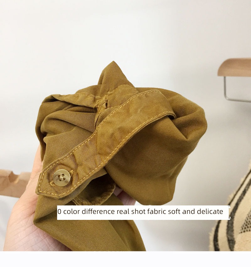 Tencel Long sleeve Washed cotton easy jacket cowboy shirt