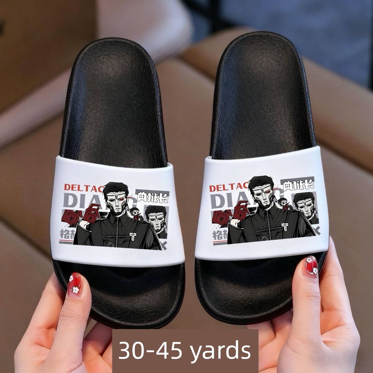 Delta Action Weilong Children's Slippers Summer Non-Slip Soft-Soled Boys' Cartoon Home Bathing Slippers for Older Children — 19
