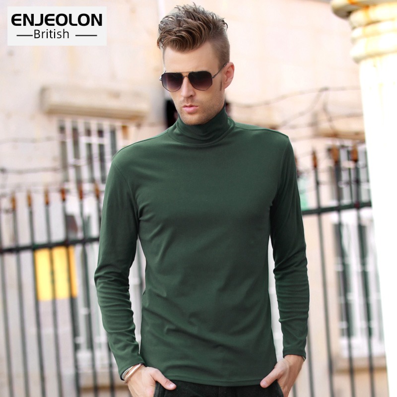 Ying julun High collar elastic force Undershirt Long sleeve T-shirt