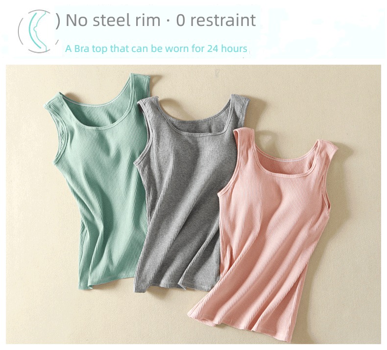 pure cotton female Cup All in one Lay a foundation Inner lap vest