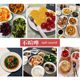 6-pack of round plate ceramic dish creative household plate simple Japanese dish round plate breakfast plate set