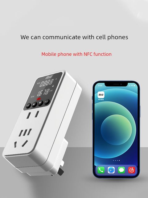 Air conditioner power metering socket power consumption monitoring digital power consumption tester electricity bill metering device
