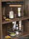 Mirror cabinet storage box hand washing table cosmetics lipstick bathroom bathroom cabinet partition slanted port sorting box