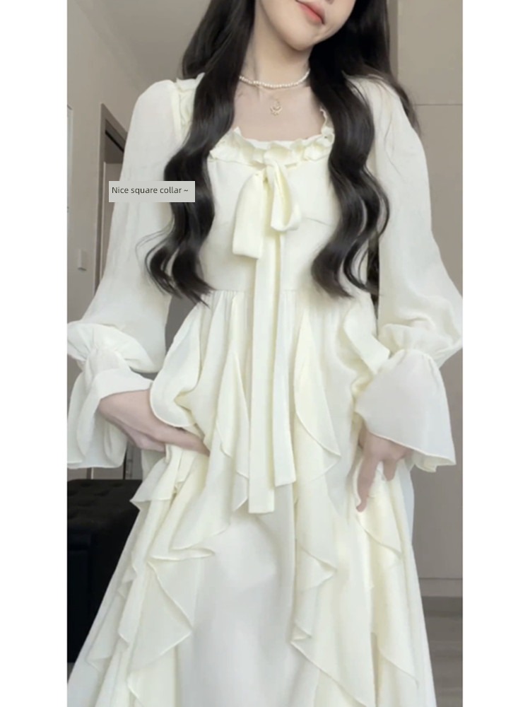 Matsumoto Close your waist Show thin Oil Painting fairy Mourning Mourning Dress