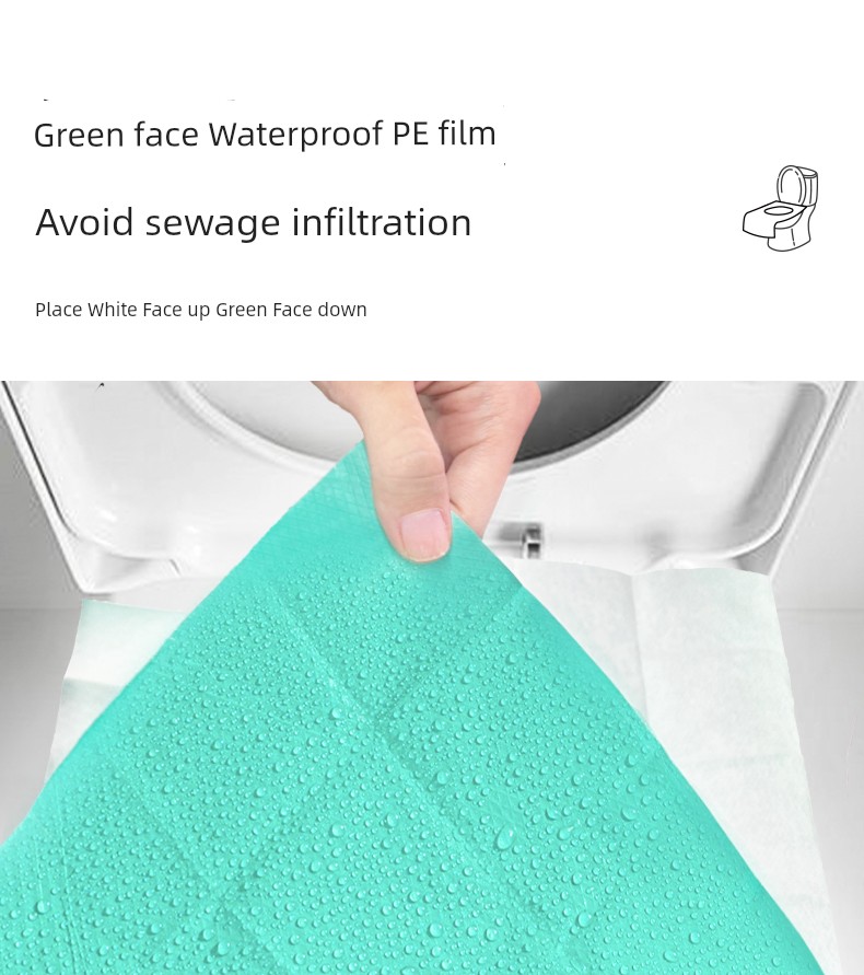 Disposable Toilet Seat Covers Individually Packaged for Pregnant Women, Hotels, Travel, and Portable Use Without Adhesive Removal — 8