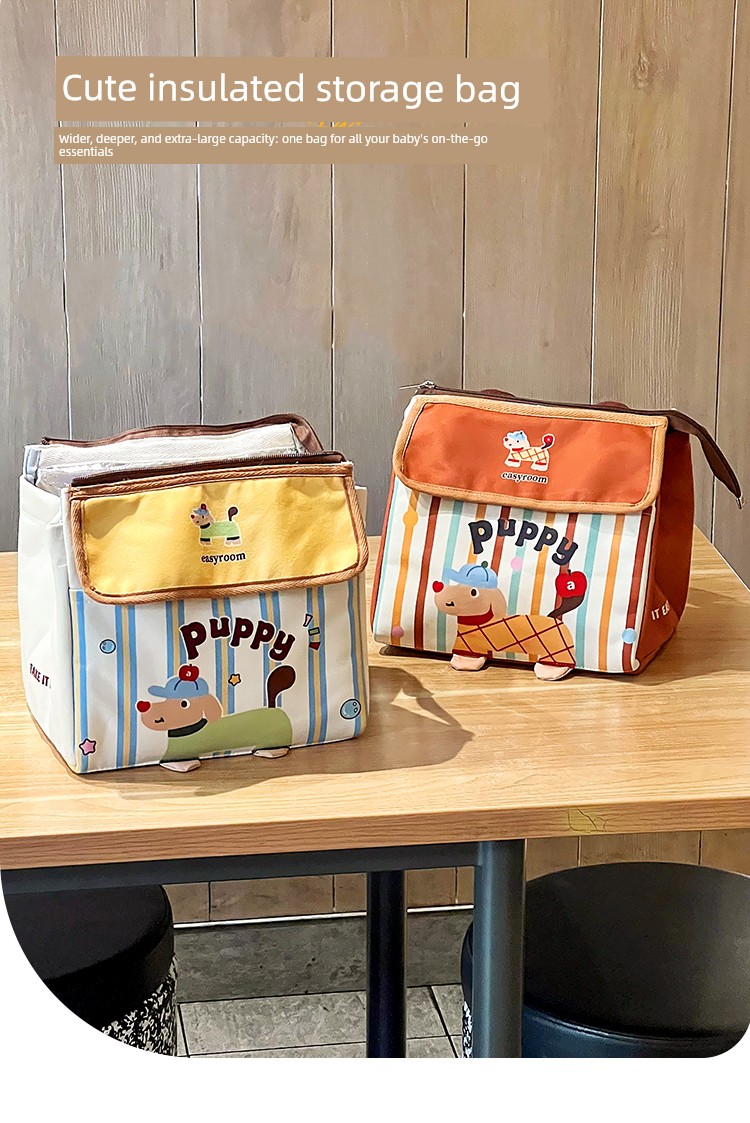 High-Looking Mommy Bag, Portable for Outings, Large-Capacity Storage Bag for Baby Bottles and Breast Pumps, Lightweight Cross-Body Mother-And-Baby Bag — 1