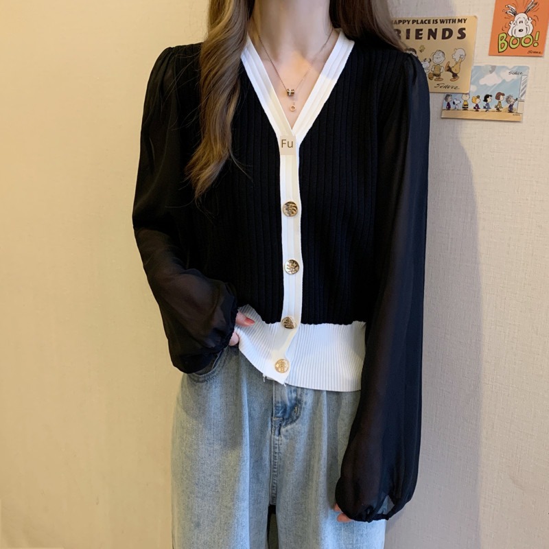 Big size Women's wear Fat mm easy Show thin unique Cardigan