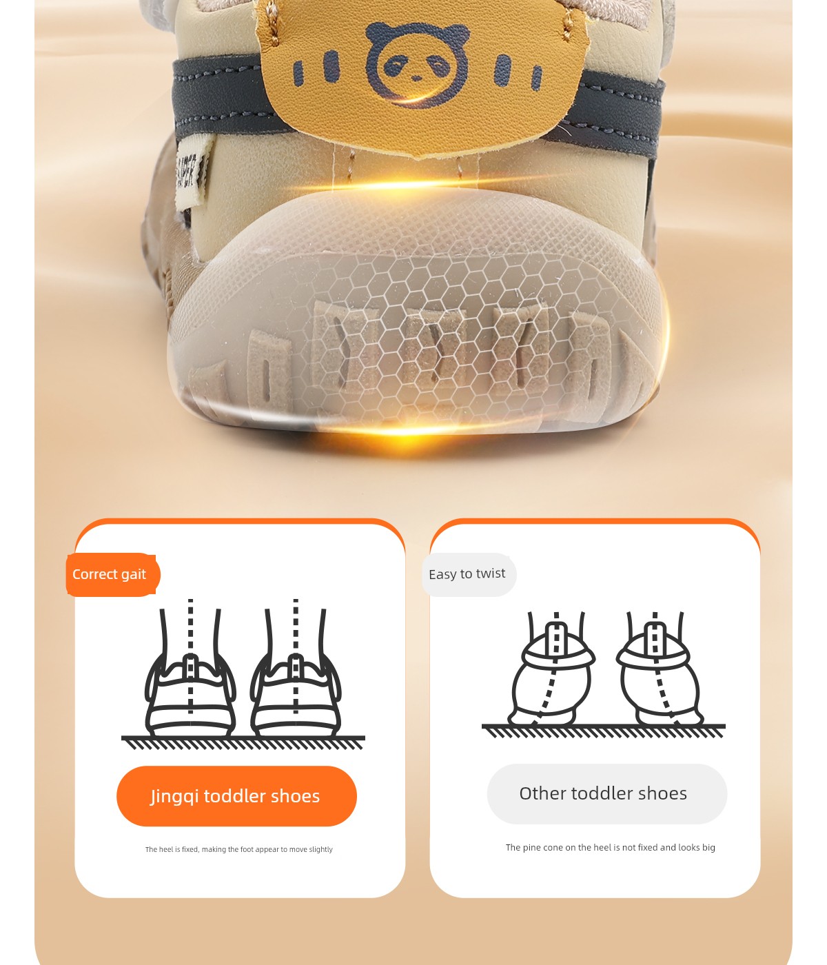 Jq Jingqi Baby Girl Toddler Shoes Infant Soft-Soled Functional Shoes Spring and Autumn New Anti-Kick Breathable Sports Shoes — 12