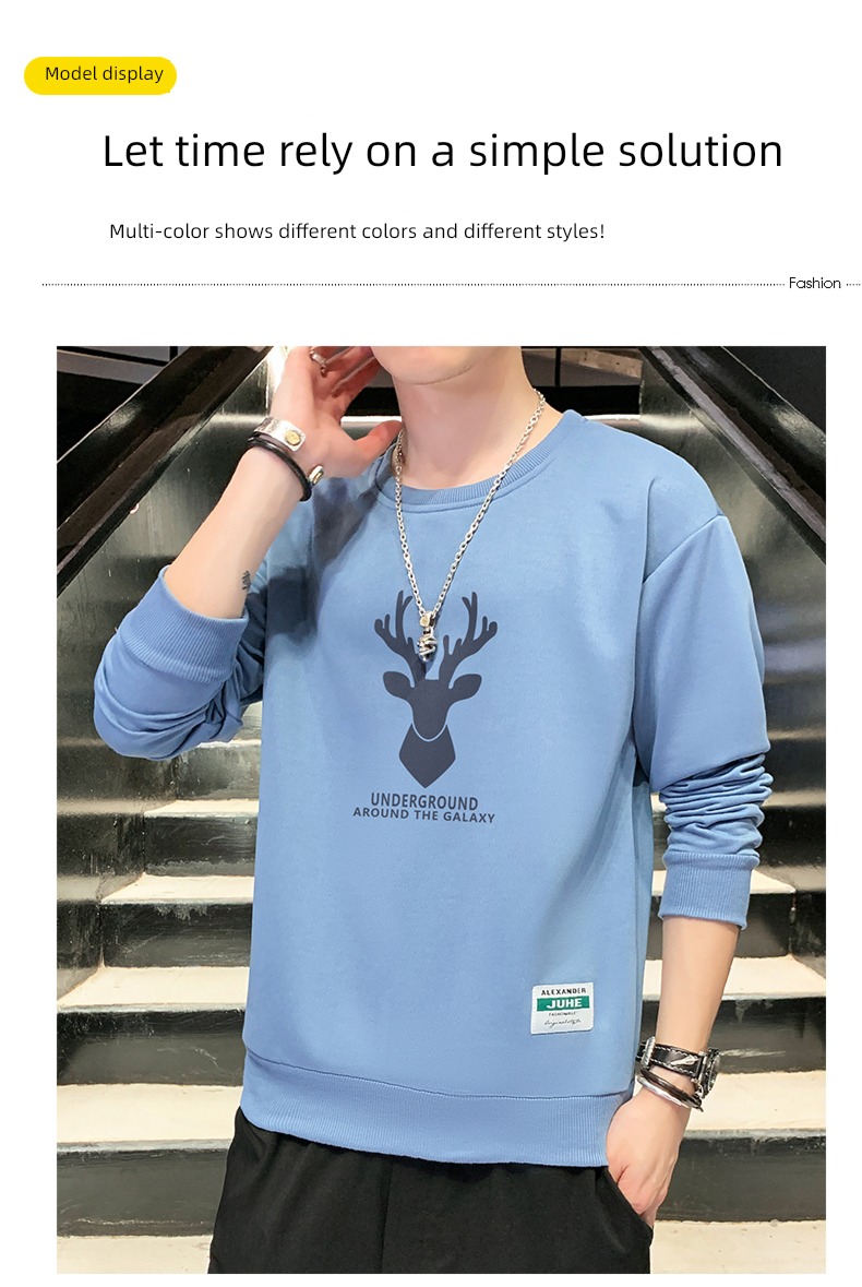 Spring and Autumn Korean version ins Winter money easy T-shirt Sweater