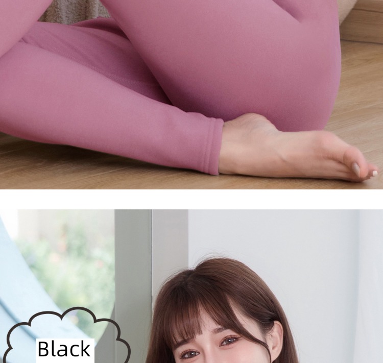 keep warm Underwear female Plush thickening suit one Cashmere Derong No trace fever Autumn clothes and pants Lay a foundation cotton jersey
