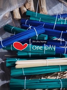 Color Bamboo Strip Gradient Color Non-Heritage Bamboo Woven Small Bell Pepper + Basket + Painting Handmade Student Essen