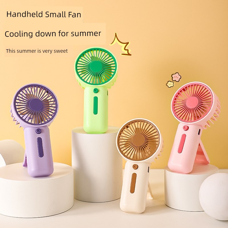 Handheld Fan Mini Summer Camping Portable Freshening Portable Charging Fan Student Dormitory Gift Logo