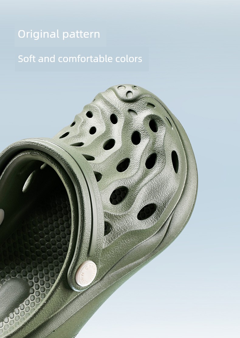Happy Mary Children's Summer Clogs, Breathable Casual Hole Shoes for Boys, Suitable for Older Children, Outdoor Beach Sandals — 8
