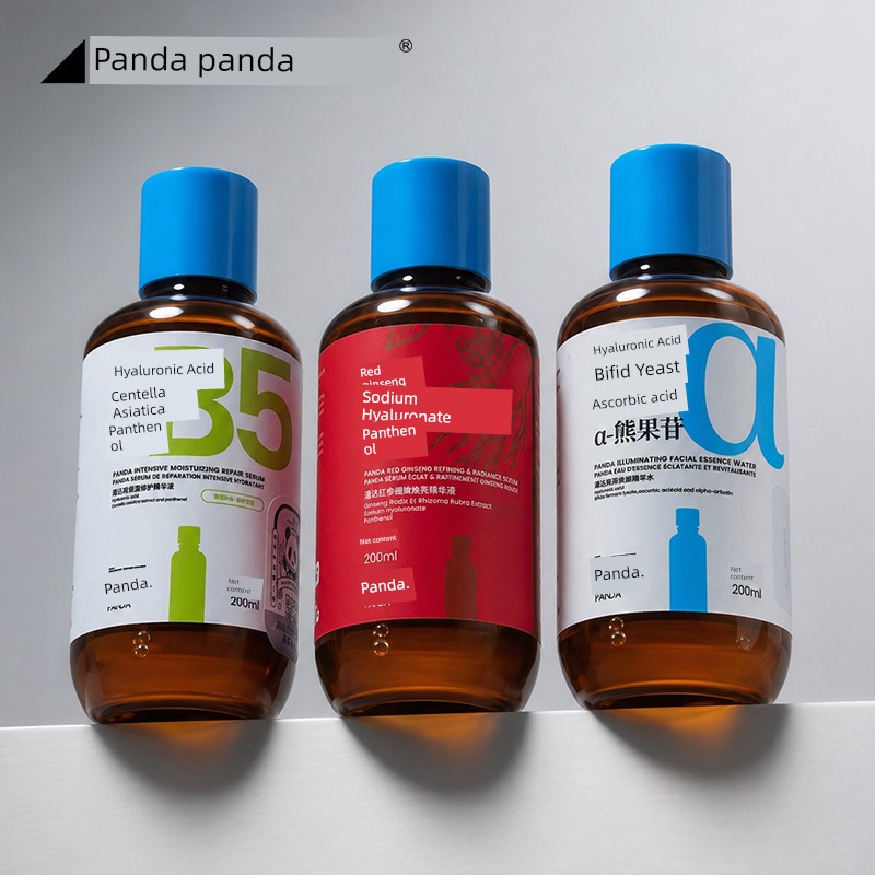 Panda Bifid Yeast Essence Red Ginseng Centella Asiatica Hyaluronic Acid Moisturizing Soothing Repairing Barrier-2