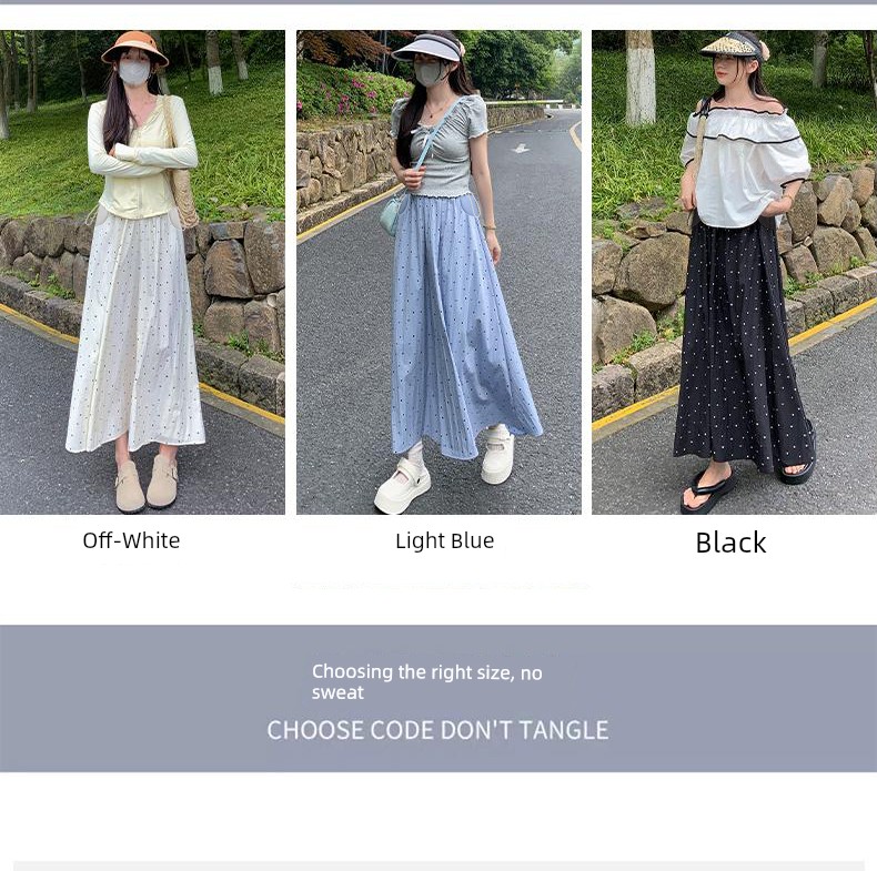 Maternity Pants for Summer, Thin Style for Outerwear, 2026 New Model, Polka Dot Skirt-Pants for Pregnant Women, No Belly Support, Drawstring Wide-Leg — 4