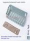 Excavator crane forklift loader cab storage box storage box paste-free drilling car mounting rack