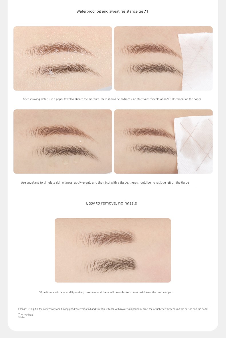 German Nenfu Eyebrow Pencil for Women Preparing for Pregnancy, Waterproof, Sweat-Resistant, Not Easy to Fade, with Distinct, Natural-Looking Eyebrows, — 27