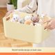 Desktop storage box Cosmetic storage box Kitchen drawer Miscellaneous plastic box Rectangular finishing box Snack basket