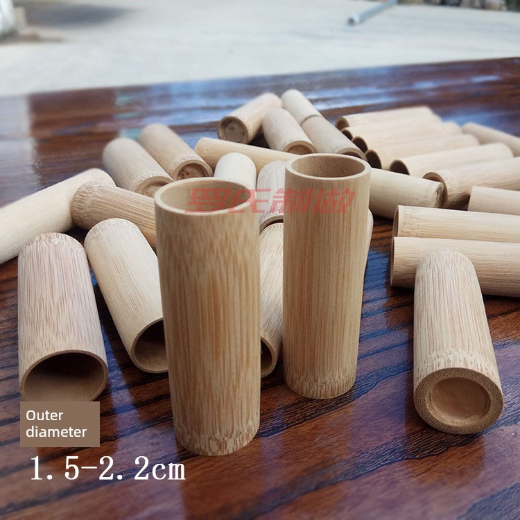 Thumb-Sized Bamboo Cups for Water Boiling Cupping, Paint-Free Carbonized Small Bamboo Cups for Blood Drainage Cupping, Purple Bamboo Micro-Cupping, Direct Sales from the Manufacturer, Wholesale