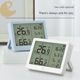 Deli Electronic Temperature and Hygrometer Wall-mounted Indoor Thermometer Home Digital Display High Accuracy Precision Baby Room Humidity Meter