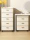 Cosmetic storage cabinet drawer floor-standing storage rack cart multi-layer dressing table movable desktop dustproof finishing box