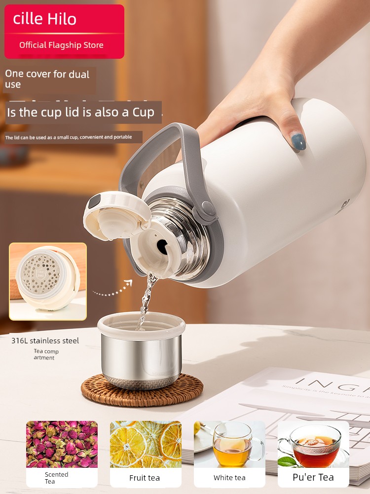 Xile 316 Stainless Steel Sports Water Kettle Thermos Cup