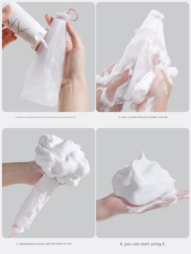 綿密泡沫潔面皂起泡網 晴天娃娃海綿小花可愛造型