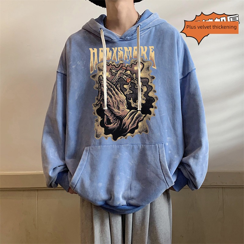 Pounds hiphop easy Autumn and winter Retro Sweater