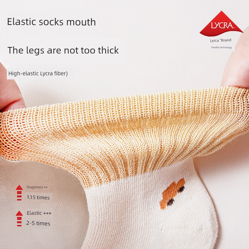 Baby Socks 0-March Spring and Autumn Newborn Boneless Baby Socks — 2