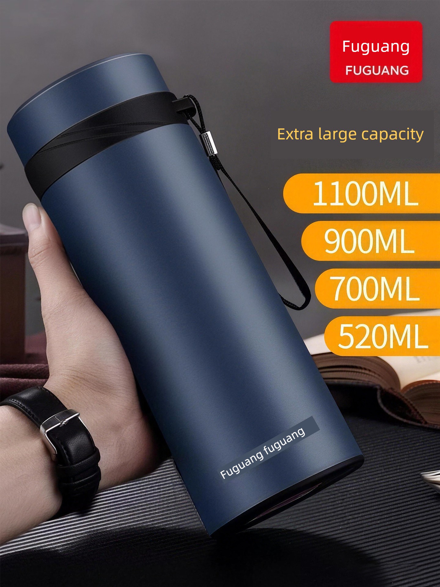 Fuguang Men 1000ml High-Grade Stainless Steel Thermos Cup