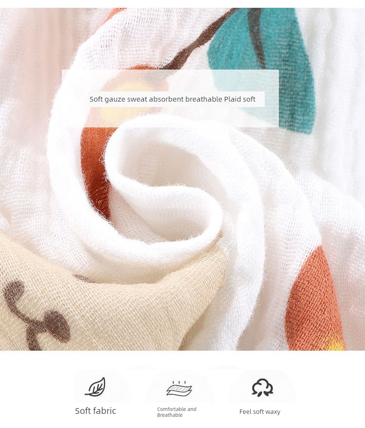 Thin Pure Cotton Summer Baby Long-Sleeved Air Conditioning Room Clothing Pajamas — 7