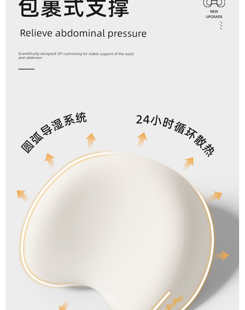 Nila Side Sleeping Pillow for Pregnant Women, Pregnancy Side Sleeping Pillow, Waist Support Side Sleeping Pillow, Belly Support Memory Pillow, Relieve — 7