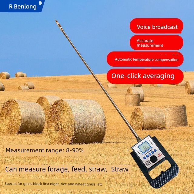 Grain moisture measurement and humidity measurement high-precision moisture detector wheat, corn, rice, peanuts, sorghum, melon seeds feed