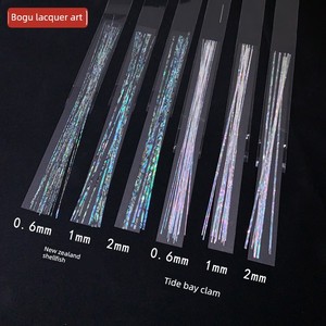 Bogu Lacquer Painting Lacquerware Inlaid Material Thread Strip New Zealand Beibohai Bay Beida Paint Inlaid