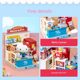 Rolife Ruole Sanrio Family Cute Store Manager Series DIY Lodge Mini Mini Model Children's Building Blocks