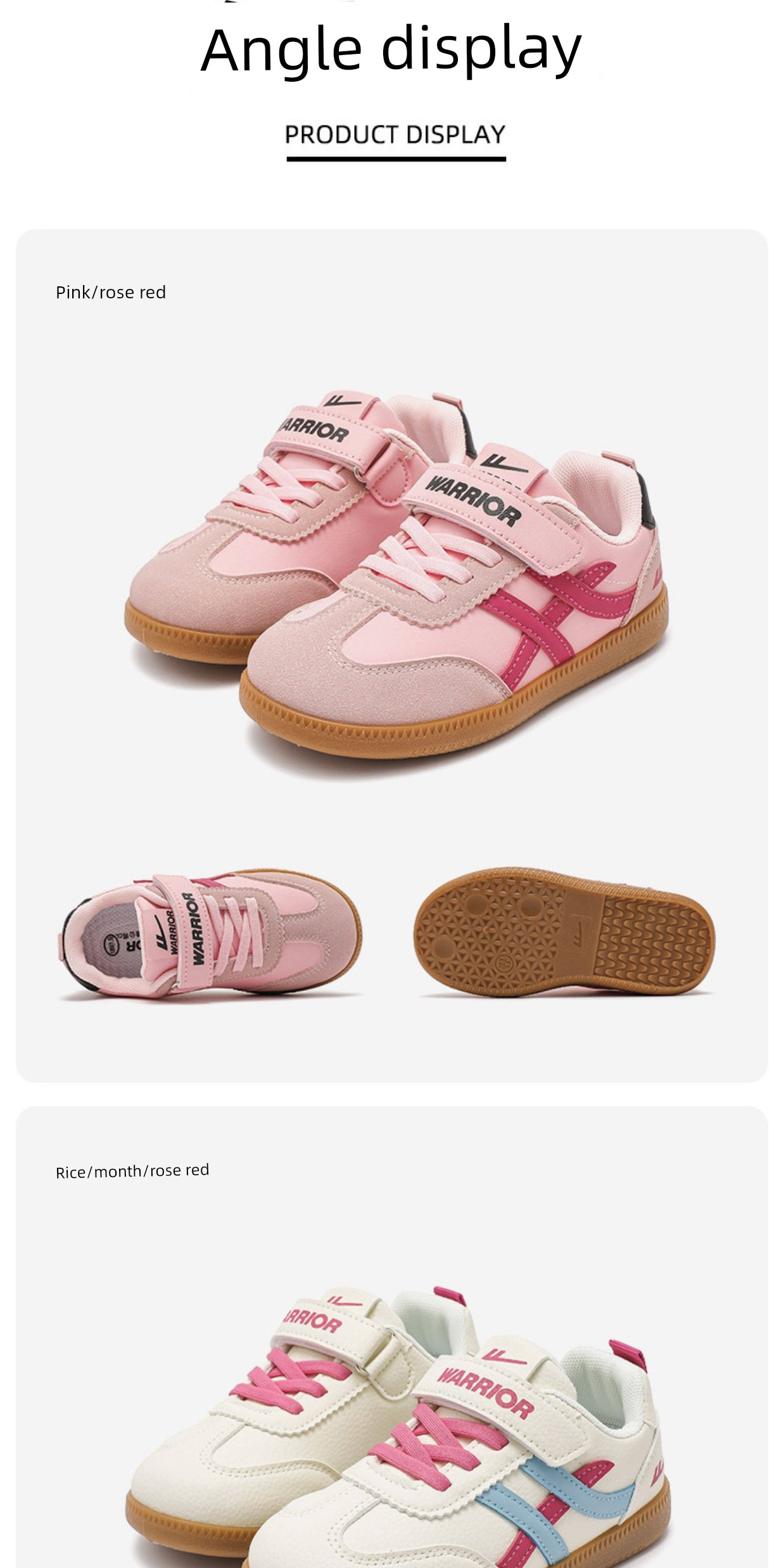 Warrior Girls' Shoes, Super Stylish, 2026 New Autumn Model, Children's German Training Shoes, Leather Surface, Waterproof, Trendy Sports Shoes — 17