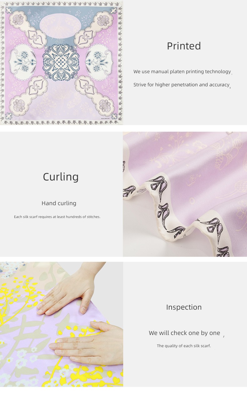 female Autumn and winter Scarf To Mom fashion real silk