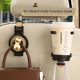 Car hook and back water cup holder mobile phone holder multi-function hooking essentials on car storage
