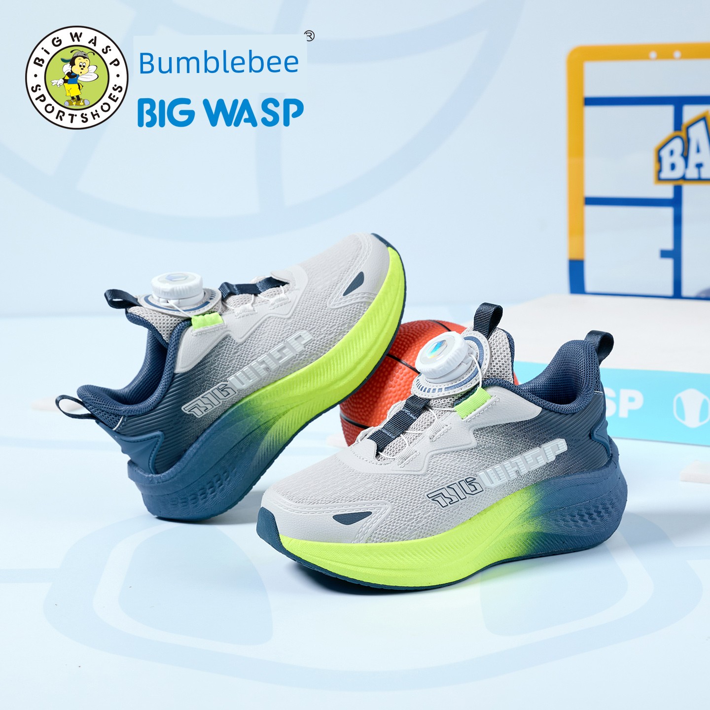 Lightweight Bumblebee Children's Shoes, Boys' Sports Shoes, Mesh Breathable Shock-Absorbing Non-Slip Youth Mesh Shoes, Kidsren's Running Shoes — 4