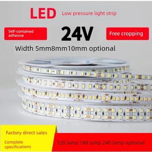 Low Voltage Lamp with LED Soft Light Strip 24 V12v Self-Paste Linear Lamp Line Light Linear Light Source Lamp Slot Showc