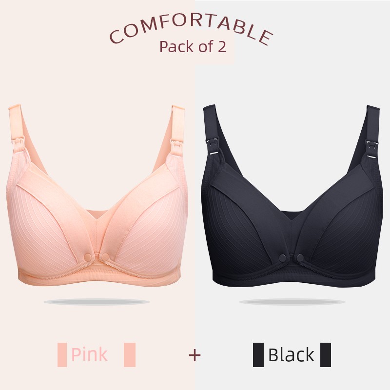 Breastfeeding Intimates Pregnant Women Push up Bras Push-up Postpartum Feeding Pure Cotton Exclusive for Pregnancy Bra Autumn and Winter Thin — 8