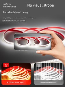 Shuoyu Low-Voltage 12V Outdoor Light Strip Led Super Bright Waterproof 24V Light Strip Self-Adhesive Linear Shelf Night 