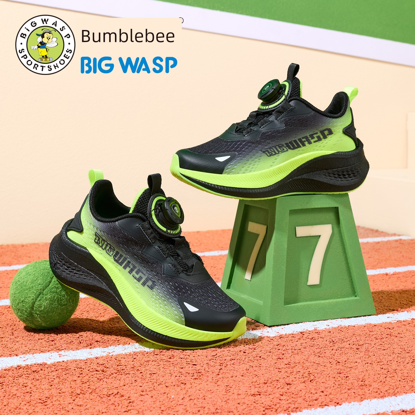 Lightweight Bumblebee Children's Shoes, Boys' Sports Shoes, Mesh Breathable Shock-Absorbing Non-Slip Youth Mesh Shoes, Kidsren's Running Shoes — 8