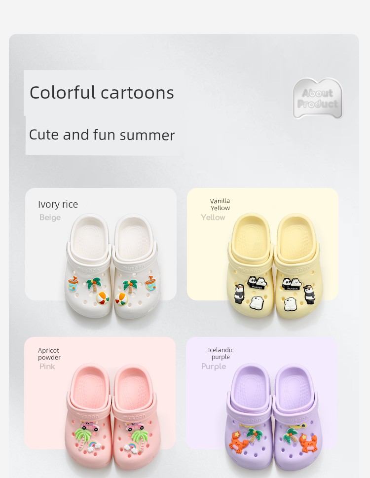 Children's Slippers for Indoor Use, New Summer Style for Boys, Clogs for Kids, Outdoor Sandals for Girls, Beach Shoes — 9