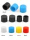Round tube sleeve flat head soft silicone protective sleeve rubber anti-collision cap plastic round tube cover universal rubber sleeve steel tube sleeve